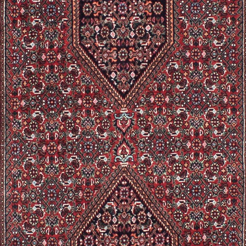 Tapis de couloir Tapis persan - Bidjar - 324 x 83 cm - rouge