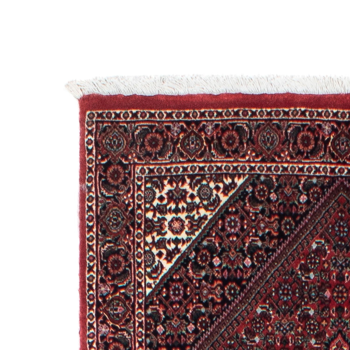 Tapis de couloir Tapis persan - Bidjar - 324 x 83 cm - rouge