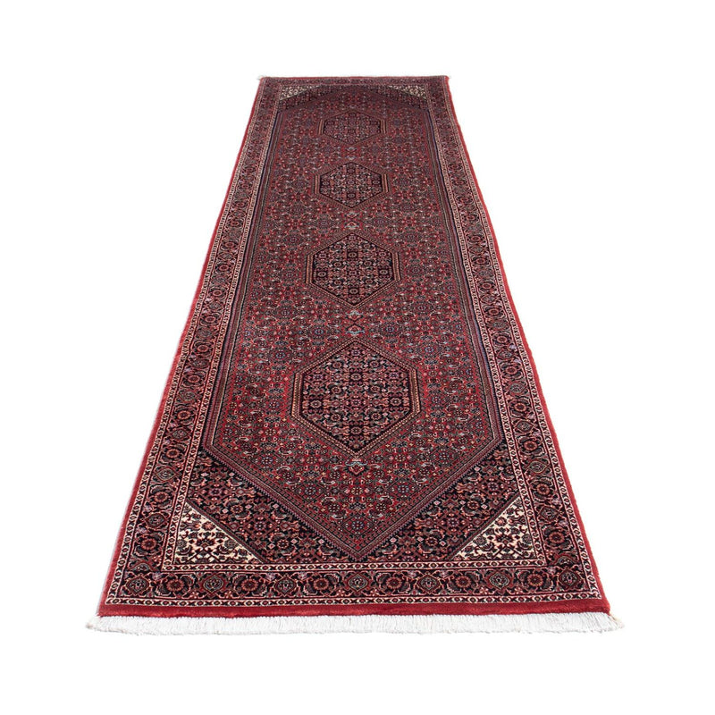 Tapis de couloir Tapis persan - Bidjar - 324 x 83 cm - rouge