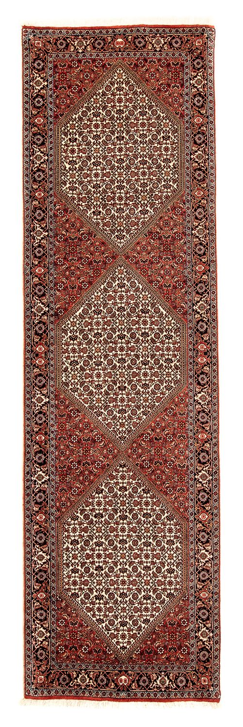 Tapis de couloir Tapis persan - Bidjar - 297 x 84 cm - multicolore