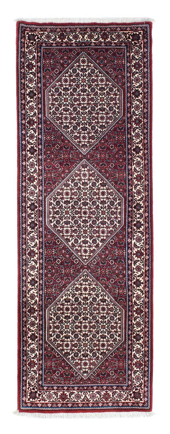 Tapis de couloir Tapis persan - Bidjar - 213 x 76 cm - beige