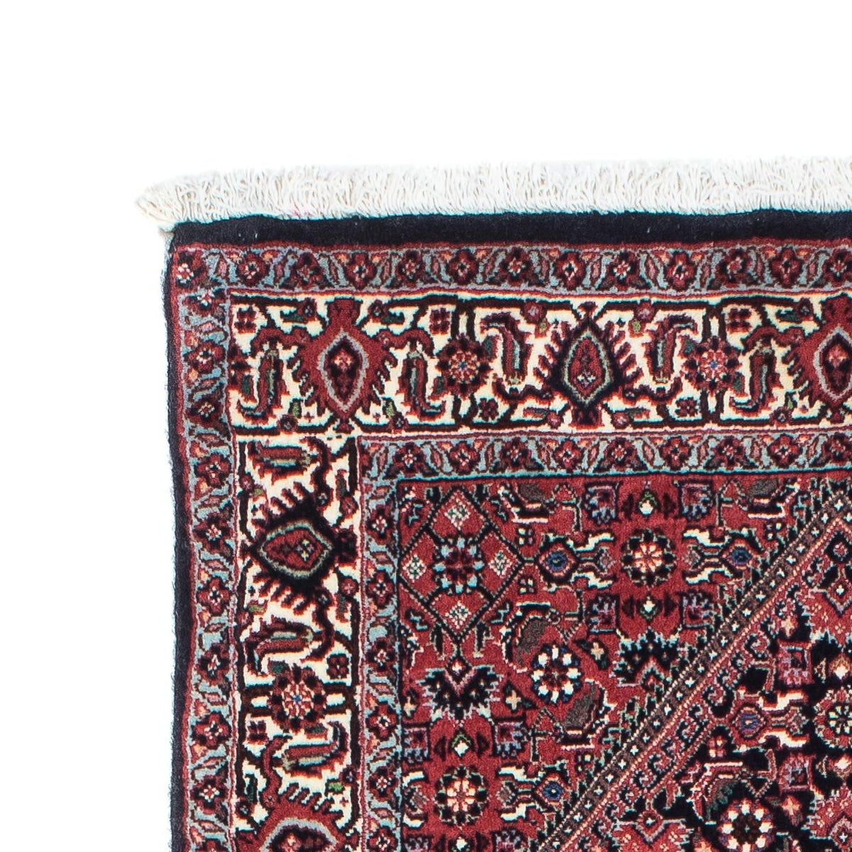 Tapis de couloir Tapis persan - Bidjar - 196 x 72 cm - bleu foncé