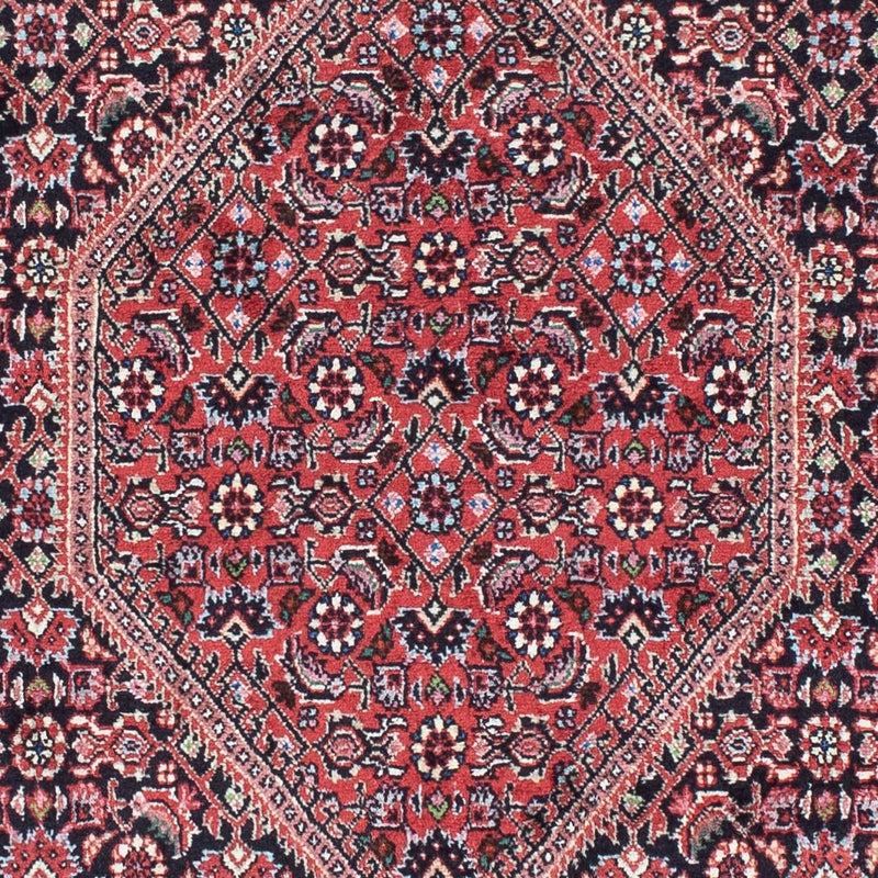 Tapis de couloir Tapis persan - Bidjar - 208 x 73 cm - bleu foncé