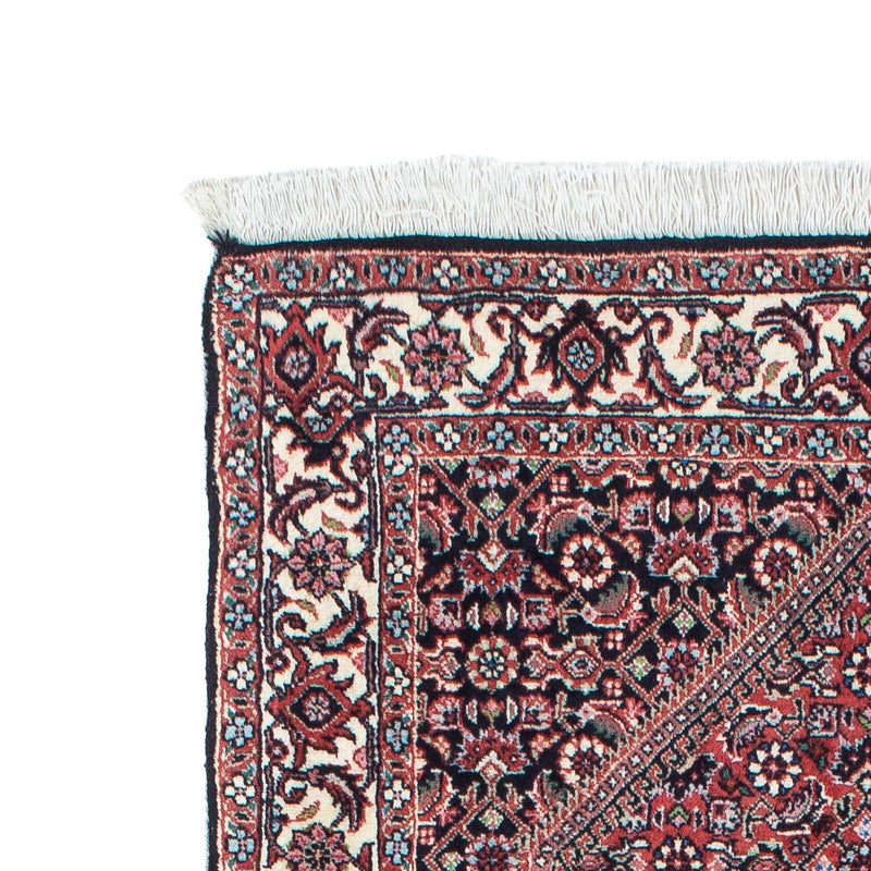 Tapis de couloir Tapis persan - Bidjar - 208 x 73 cm - bleu foncé