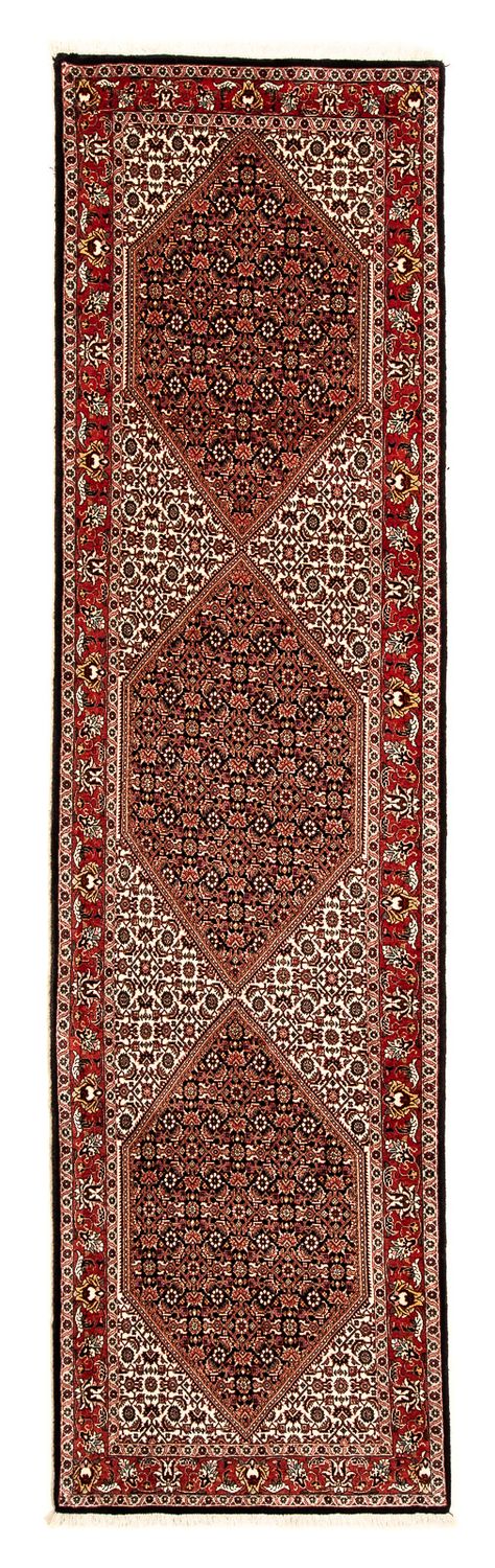 Tapis de couloir Tapis persan - Bidjar - 300 x 82 cm - multicolore