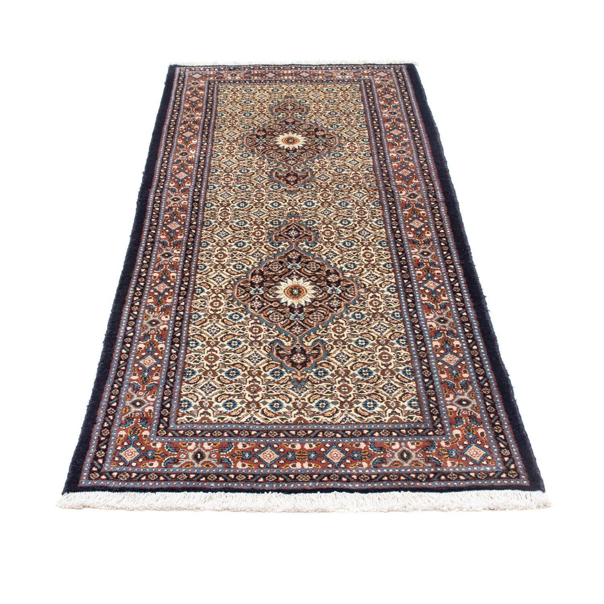 Tapis de couloir Tapis persan - Classique - 195 x 78 cm - beige