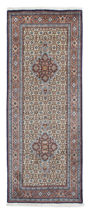 Tapis de couloir Tapis persan - Classique - 200 x 77 cm - beige