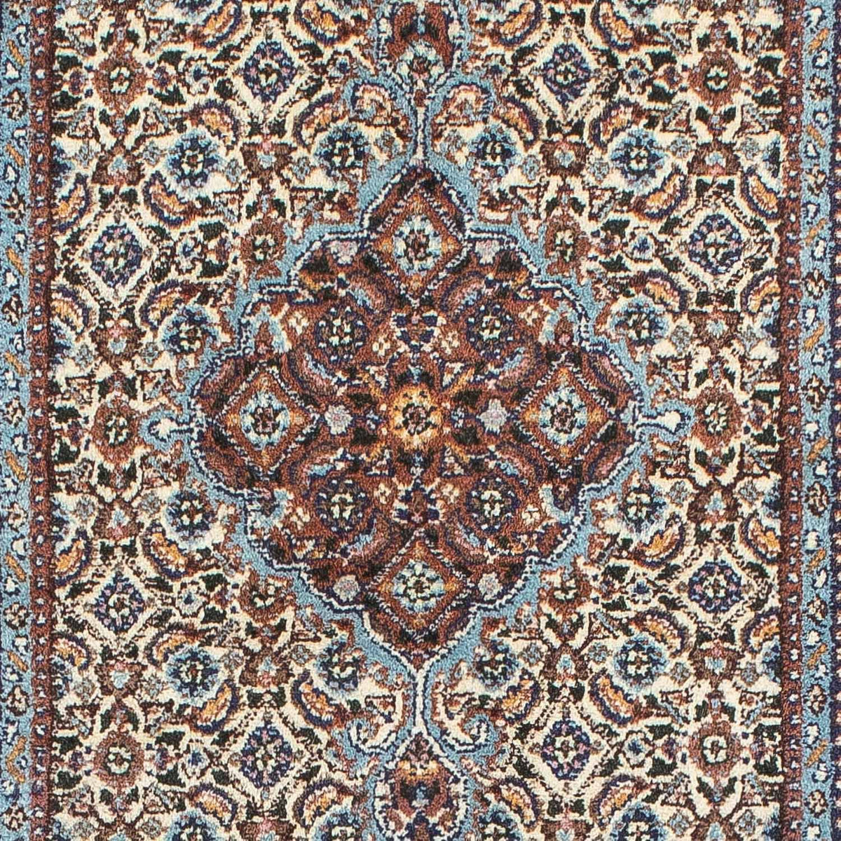 Tapis de couloir Tapis persan - Classique - 200 x 77 cm - beige