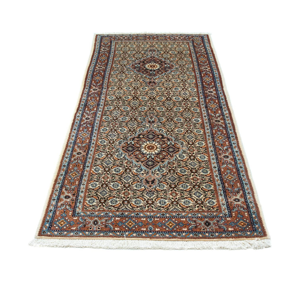 Tapis de couloir Tapis persan - Classique - 198 x 76 cm - beige