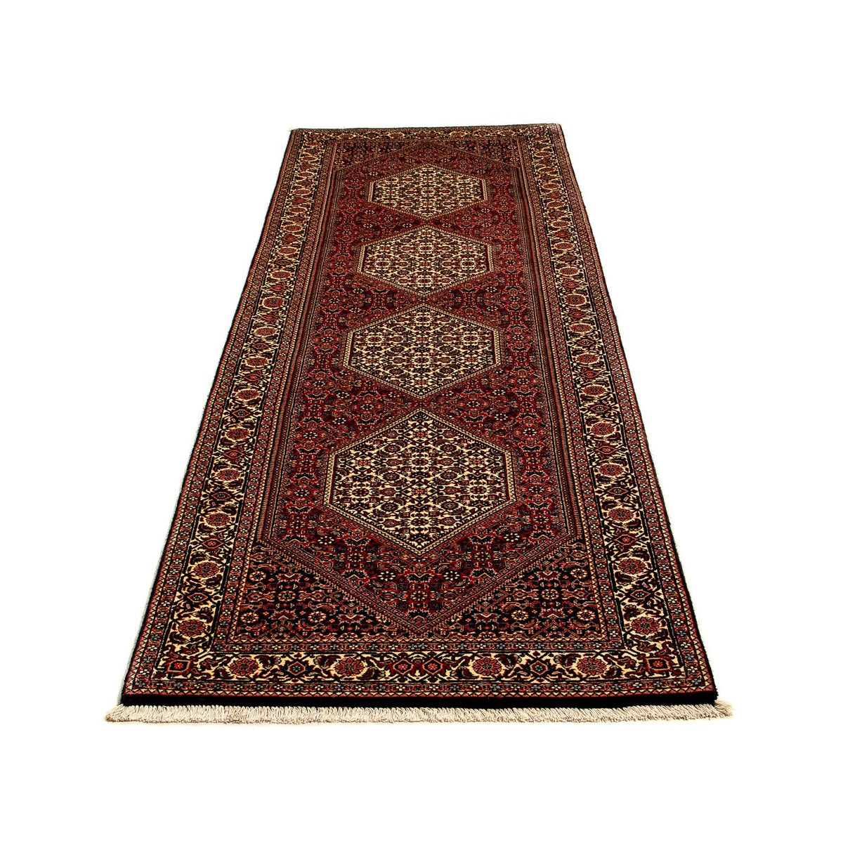 Tapis de couloir Tapis persan - Bidjar - 293 x 84 cm - multicolore
