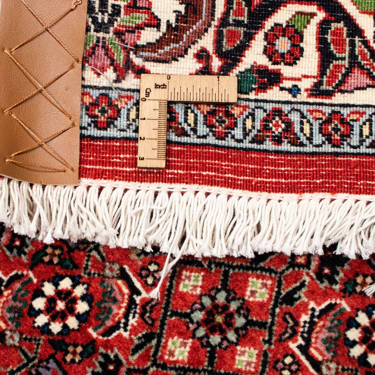 Tapis persan - Bidjar - 403 x 298 cm - rouge foncé