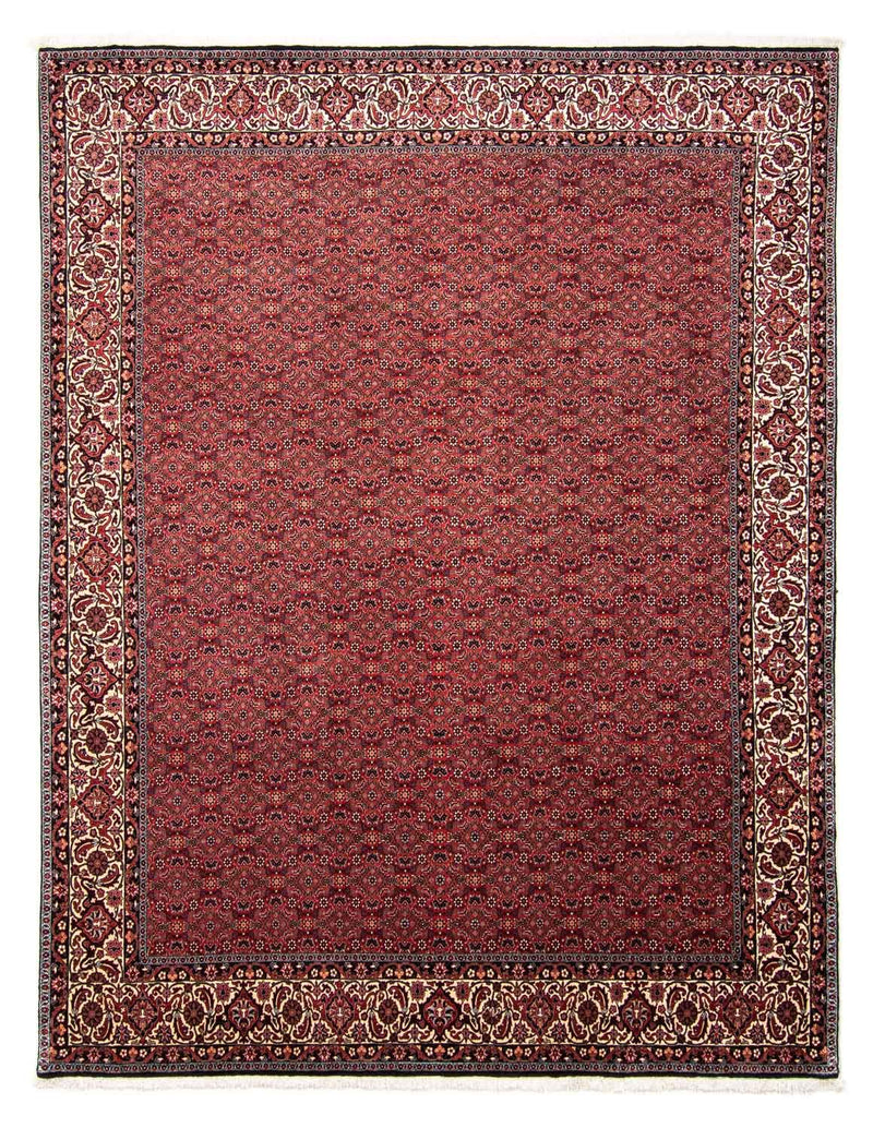 Tapis persan - Bidjar - 296 x 250 cm - rouge foncé
