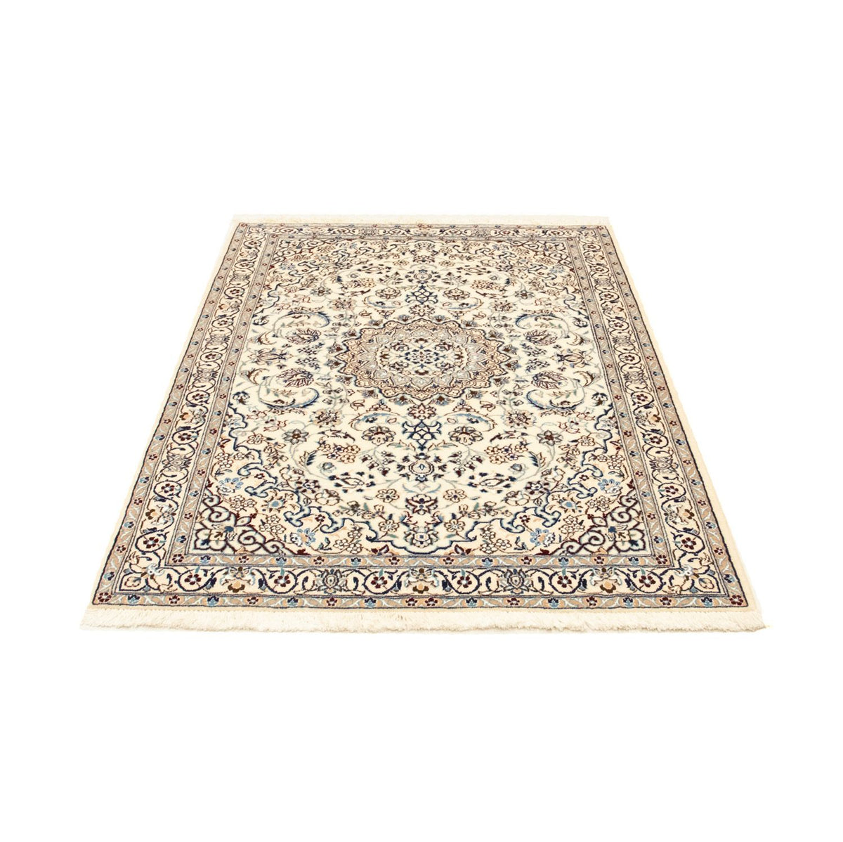 Tapis persan - Nain - Premium - 150 x 102 cm - beige