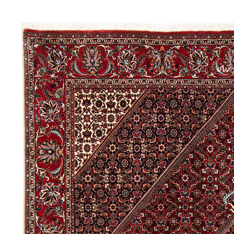 Tapis persan - Bidjar - 235 x 170 cm - rouge foncé