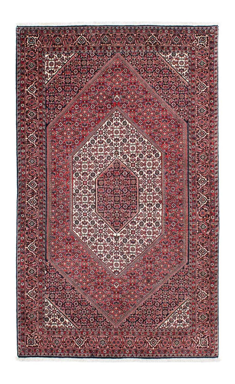 Tapis persan - Bidjar - 215 x 132 cm - rouge clair