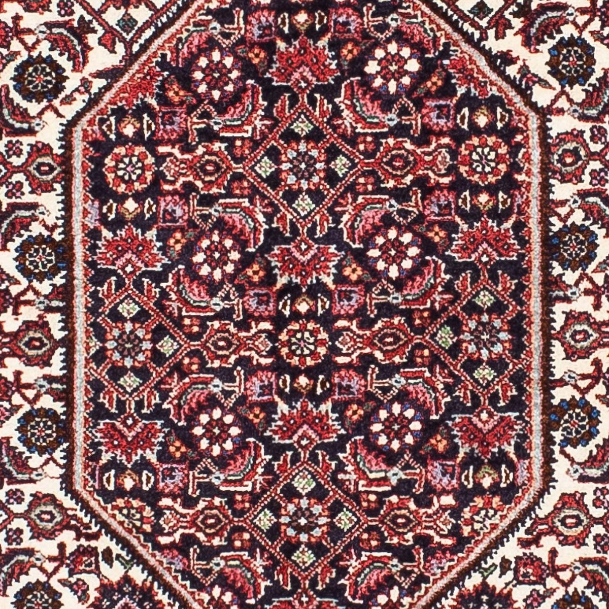 Tapis persan - Bidjar - 215 x 132 cm - rouge clair