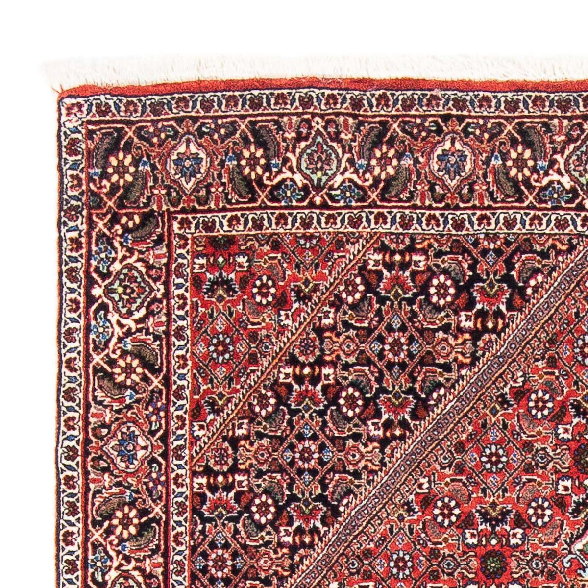 Tapis persan - Bidjar - 190 x 111 cm - rouge clair