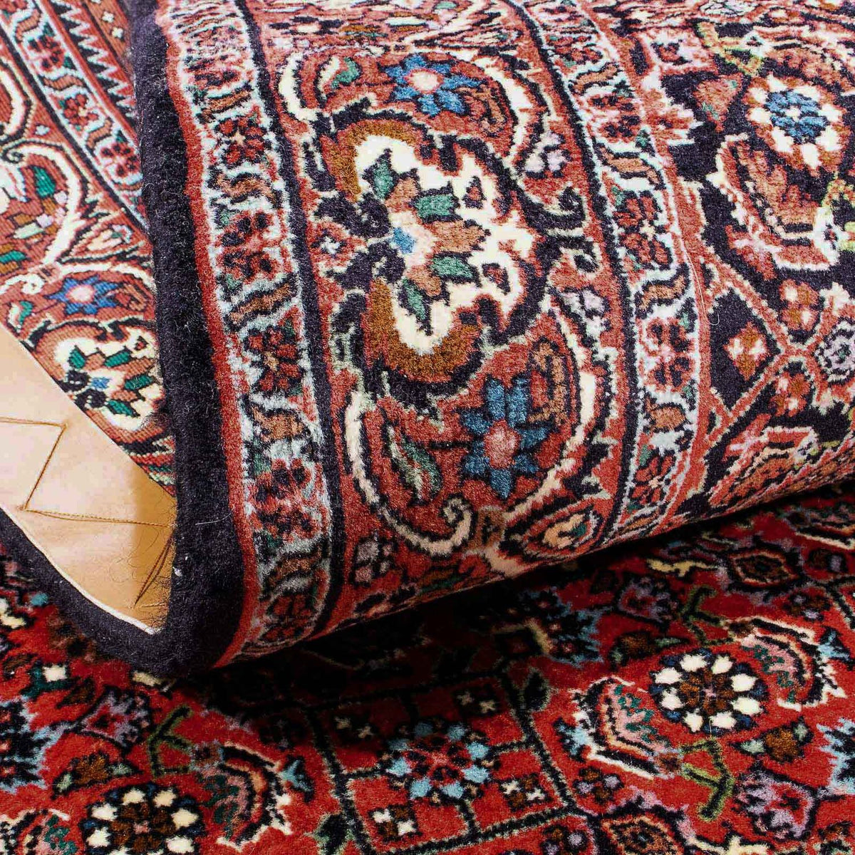 Tapis persan - Bidjar - 183 x 110 cm - rouge