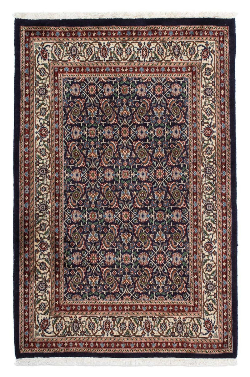 Tapis persan - Classique - 148 x 96 cm - bleu foncé