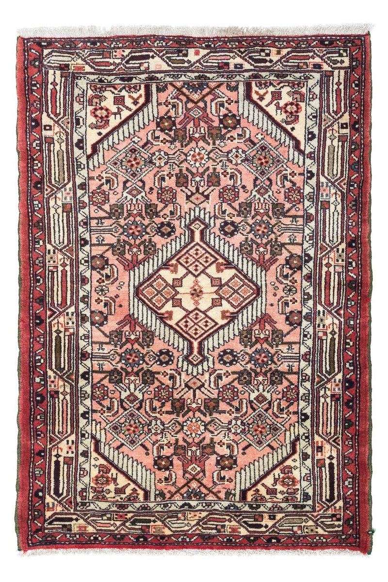 Tapis persan - Nomadic - 121 x 80 cm - rouge clair