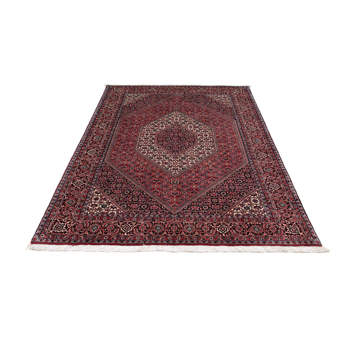 Tapis persan - Bidjar - 200 x 128 cm - bleu foncé