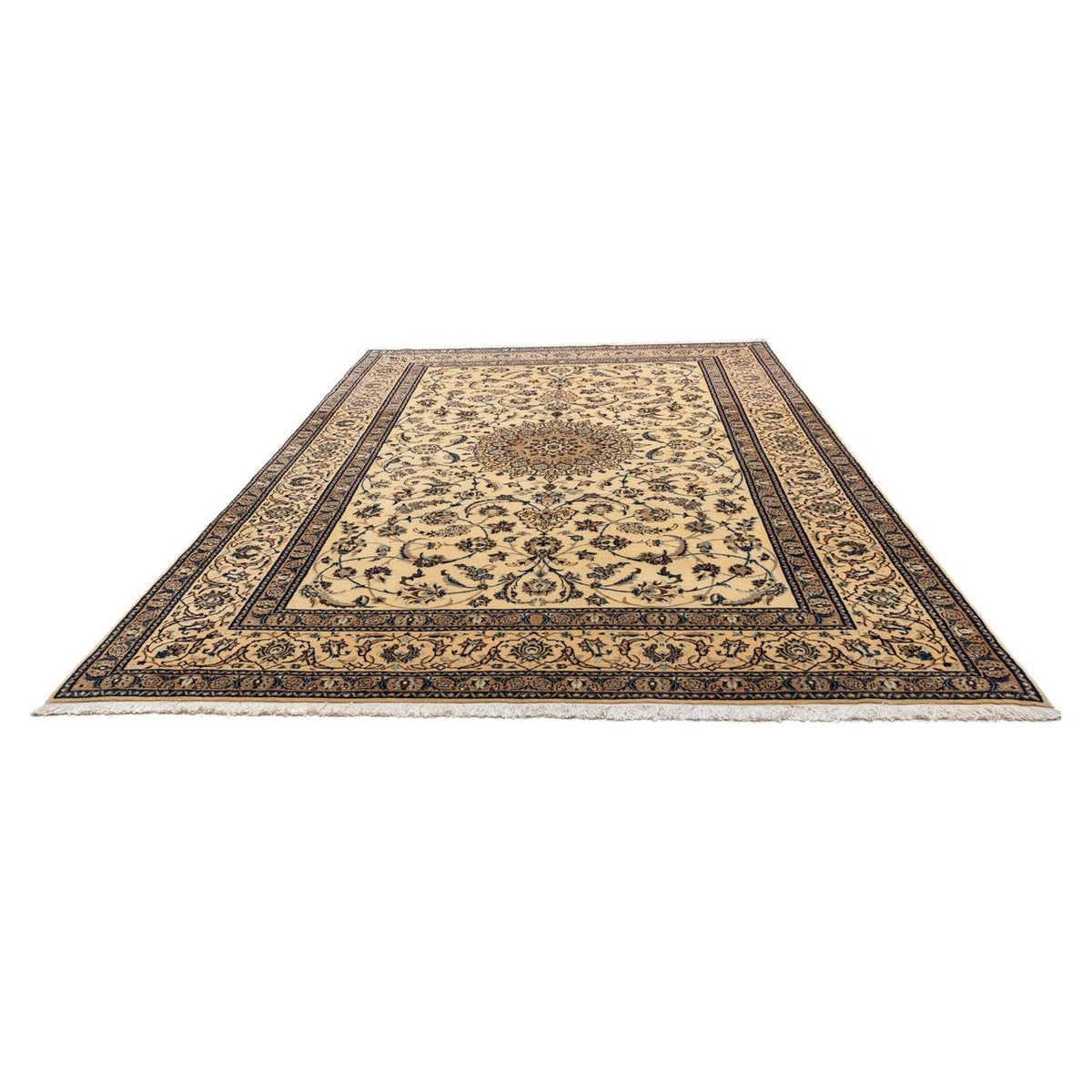 Tapis persan - Nain - Royal - 350 x 246 cm - beige foncé