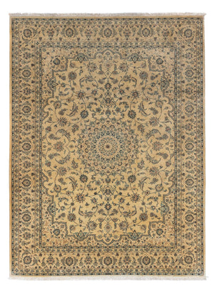 Tapis persan - Nain - Royal - 344 x 250 cm - marron clair