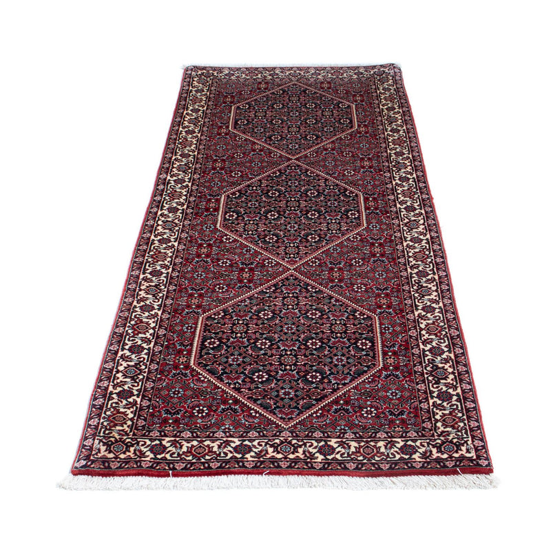Tapis de couloir Tapis persan - Bidjar - 198 x 73 cm - rouge