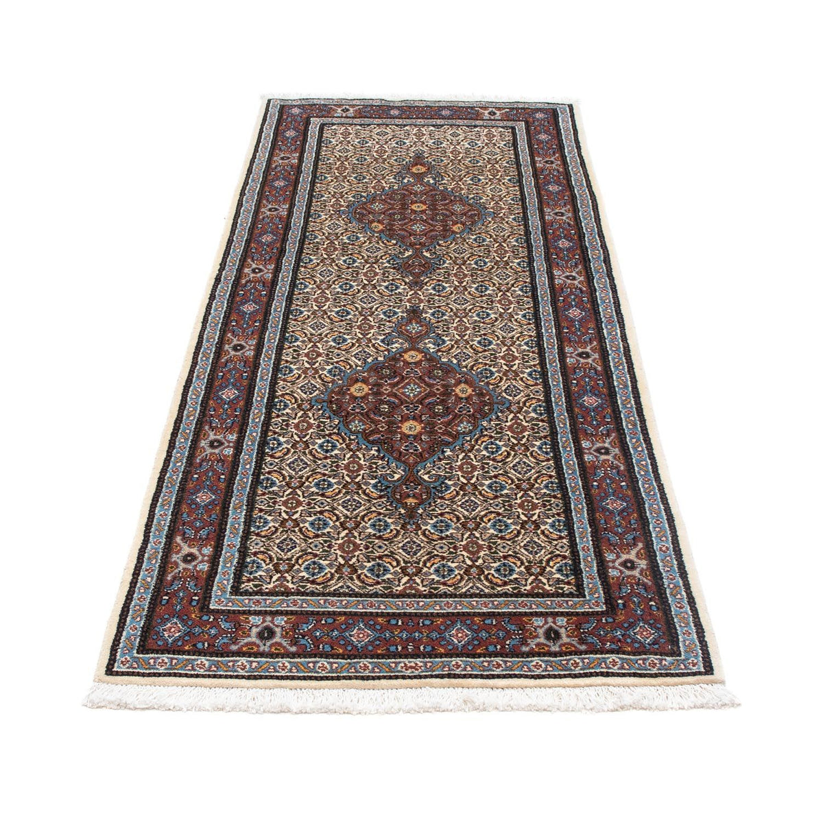 Tapis de couloir Tapis persan - Classique - 200 x 75 cm - beige