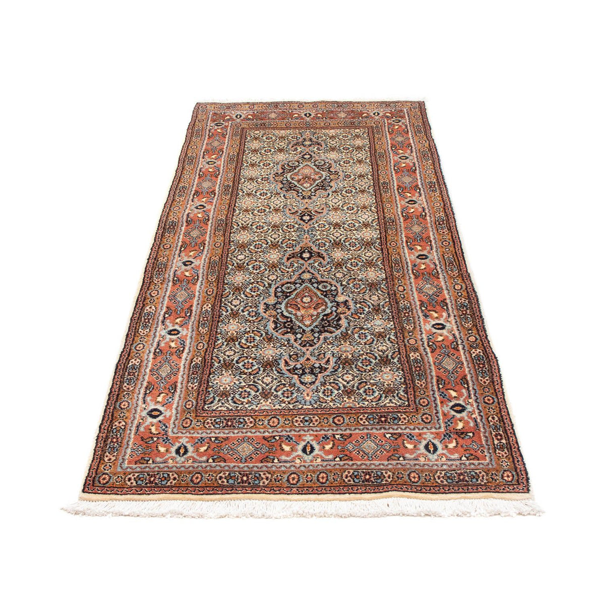 Tapis de couloir Tapis persan - Classique - 195 x 78 cm - beige