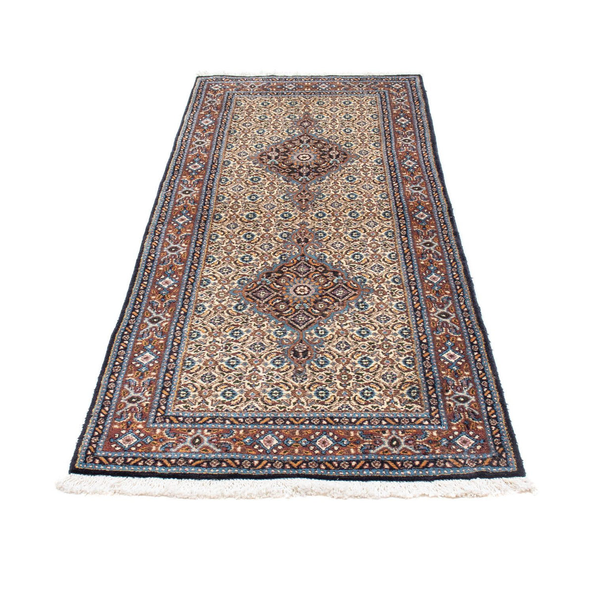 Tapis de couloir Tapis persan - Classique - 197 x 75 cm - beige
