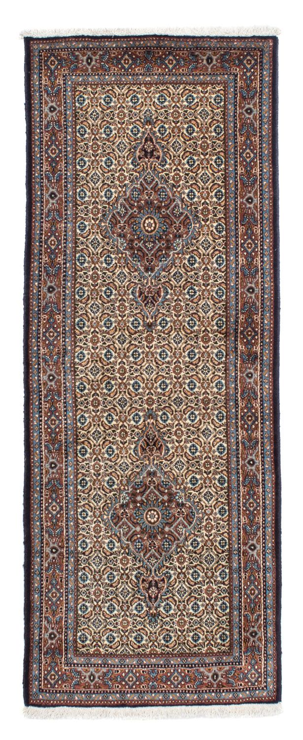 Tapis de couloir Tapis persan - Classique - 202 x 77 cm - beige