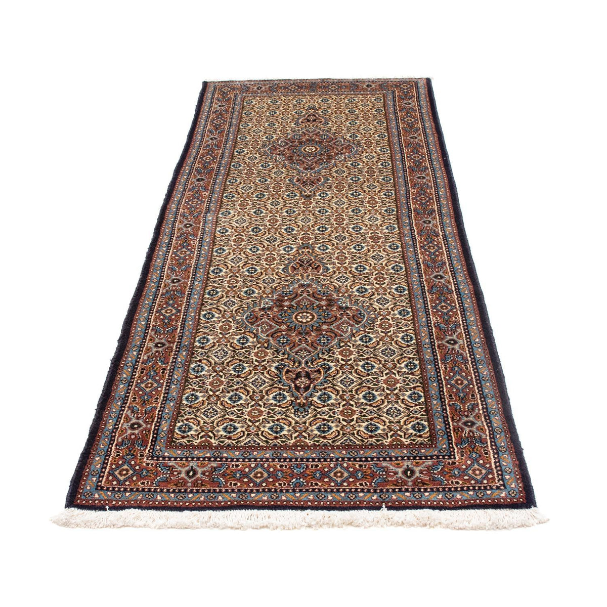 Tapis de couloir Tapis persan - Classique - 202 x 77 cm - beige