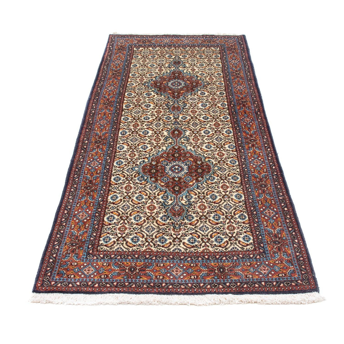 Tapis de couloir Tapis persan - Classique - 190 x 77 cm - beige