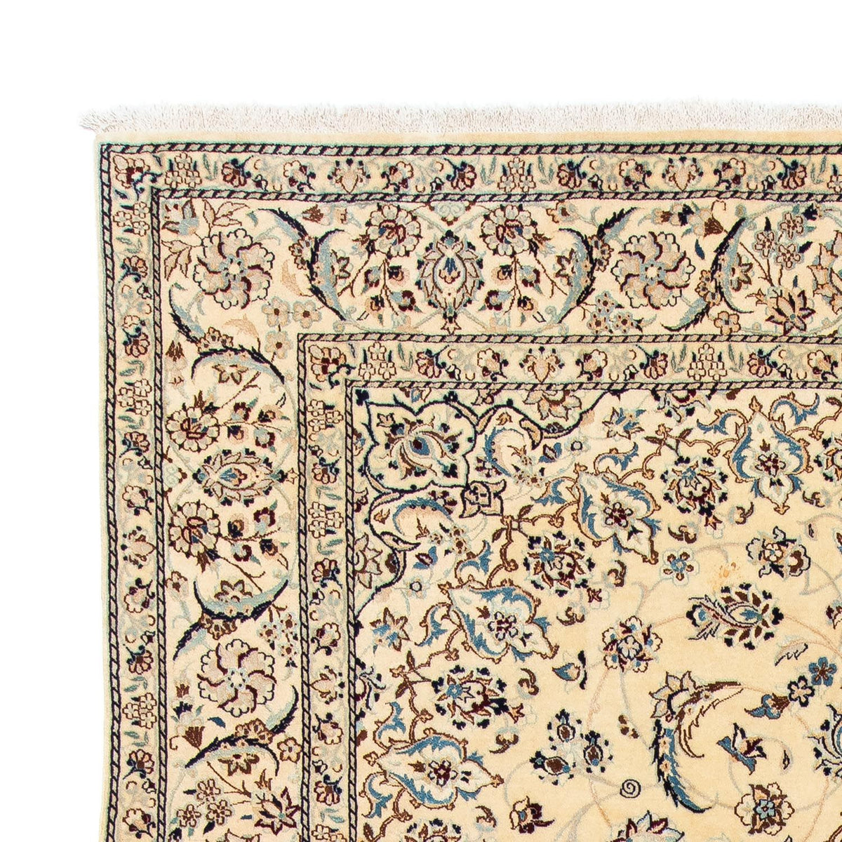 Tapis persan - Nain - Royal - 303 x 203 cm - beige