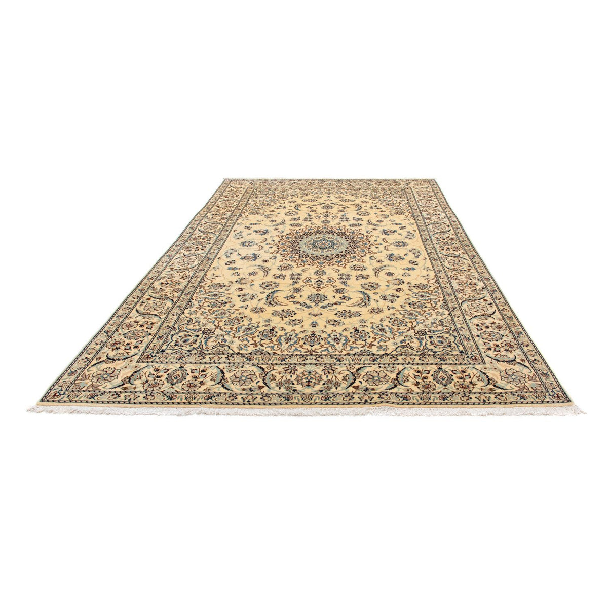 Tapis persan - Nain - Royal - 303 x 203 cm - beige