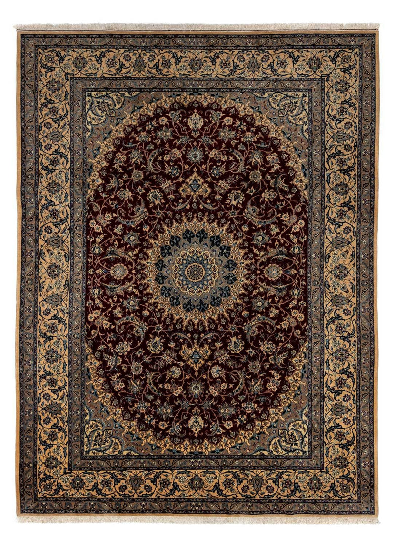 Tapis persan - Nain - Royal - 344 x 248 cm - noir