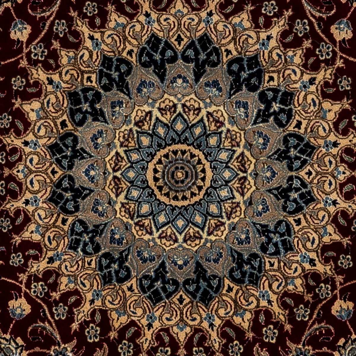 Tapis persan - Nain - Royal - 344 x 248 cm - noir