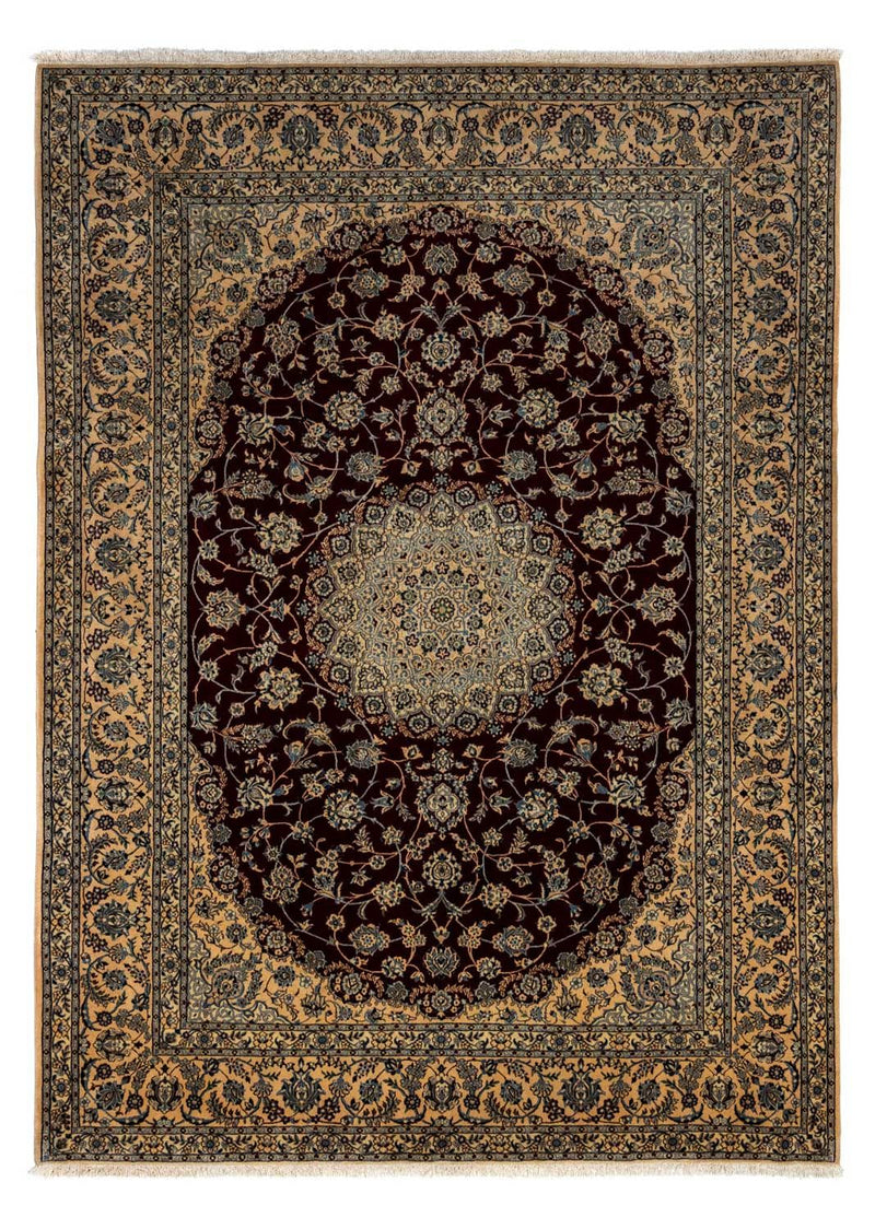 Tapis persan - Nain - Royal - 345 x 248 cm - noir