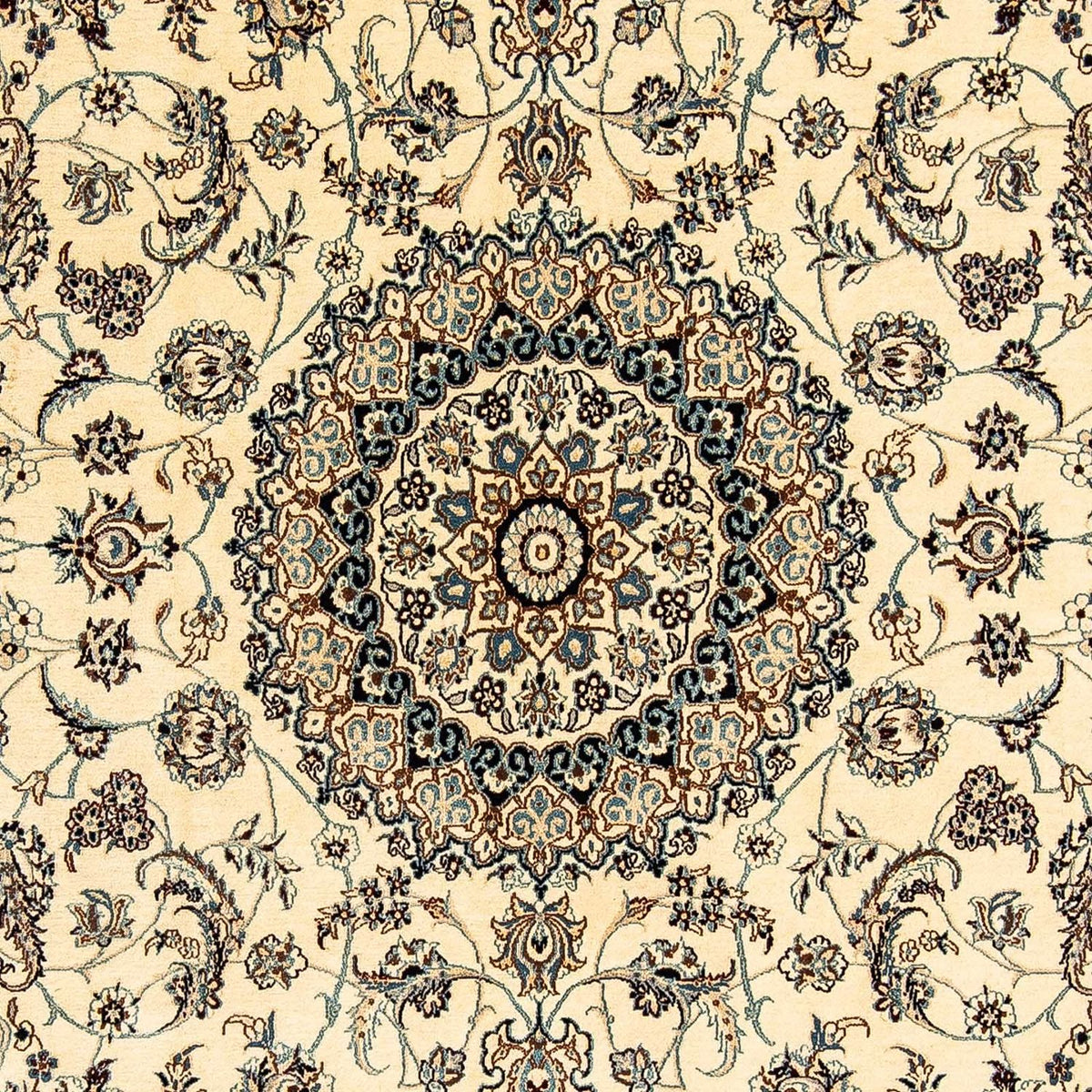 Tapis persan - Nain - Royal - 283 x 175 cm - beige