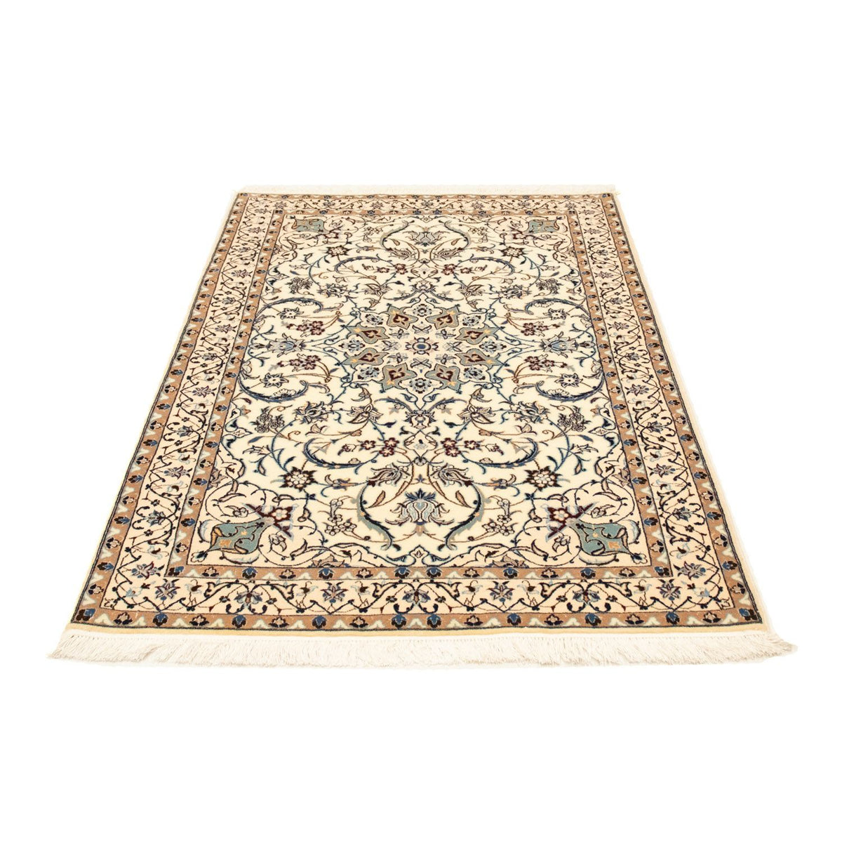 Tapis persan - Nain - Premium - 151 x 100 cm - beige