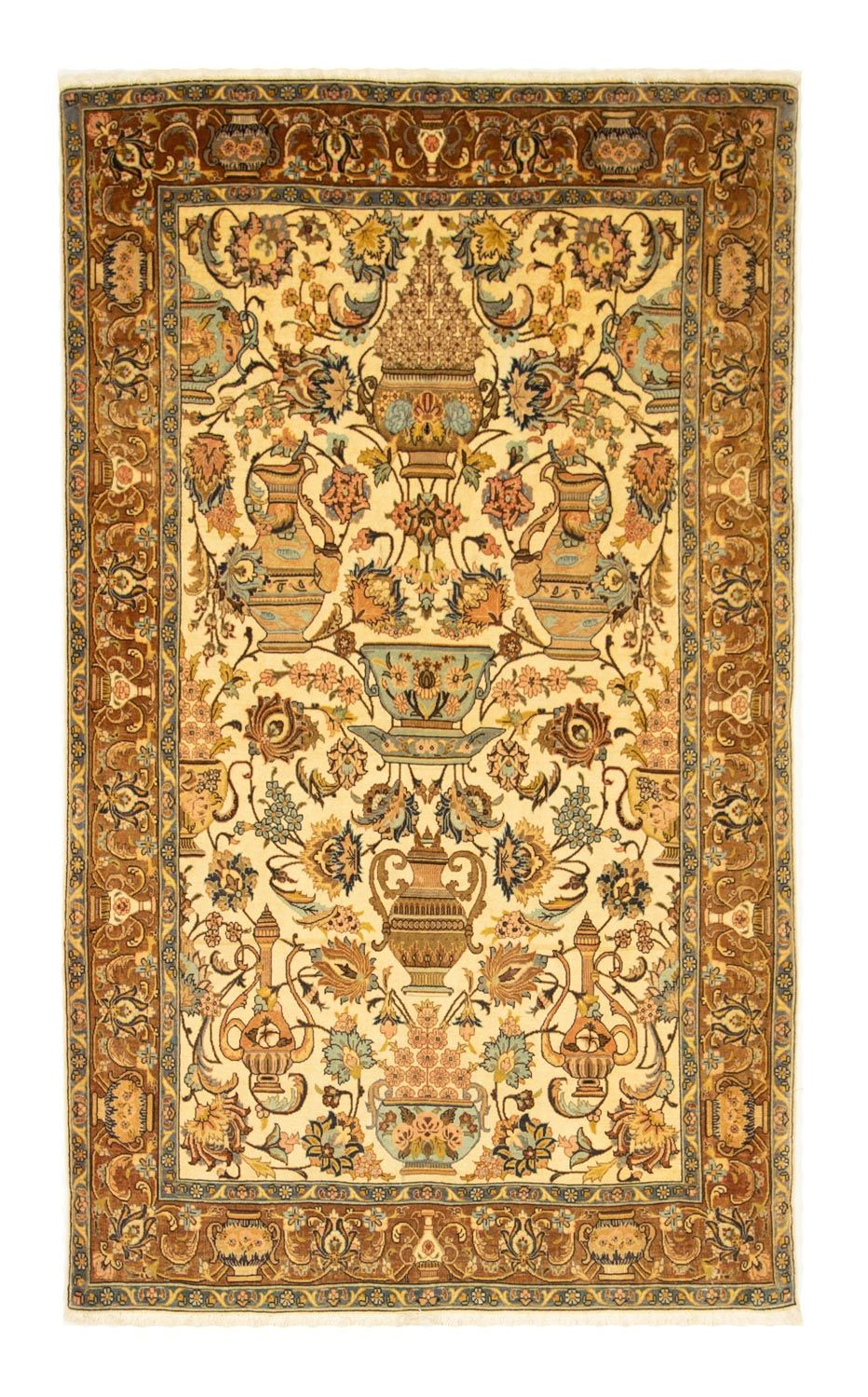 Tapis persan - Ghom - 171 x 106 cm - beige