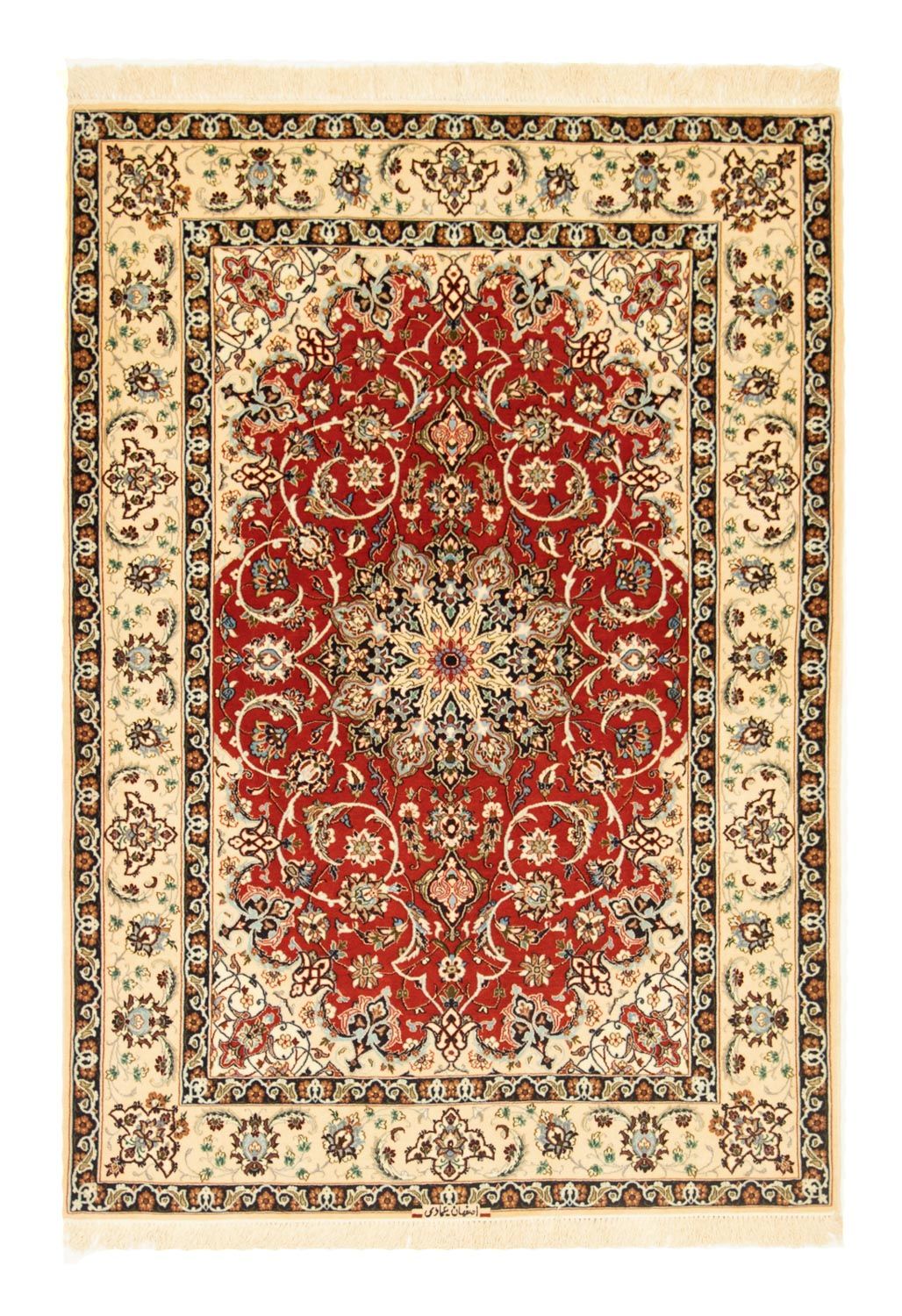 Tapis persan - Isfahan - Premium - 164 x 112 cm - rouge