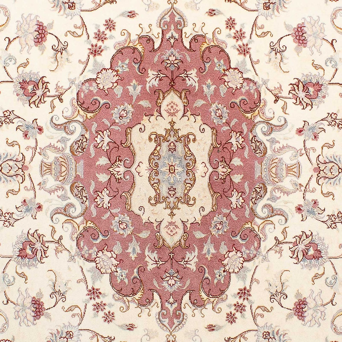 Tapis persan - Tabriz - Royal - 242 x 167 cm - beige