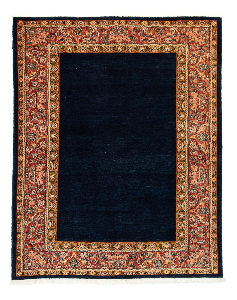 Tapis Gabbeh - Loribaft Persan - 189 x 147 cm - bleu foncé