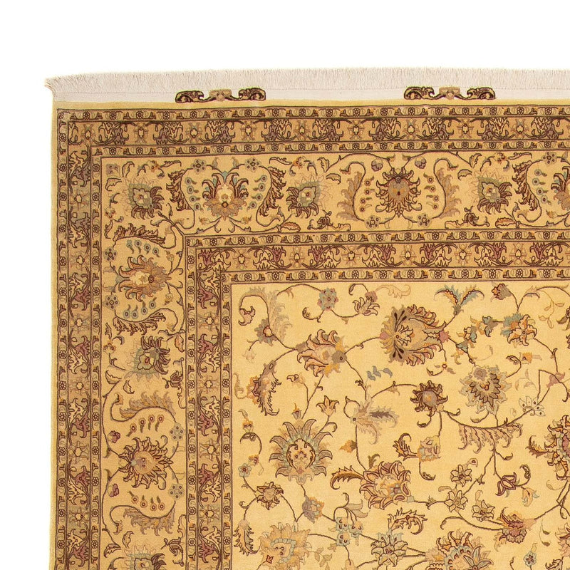 Tapis persan - Tabriz - Royal - 393 x 298 cm - marron clair