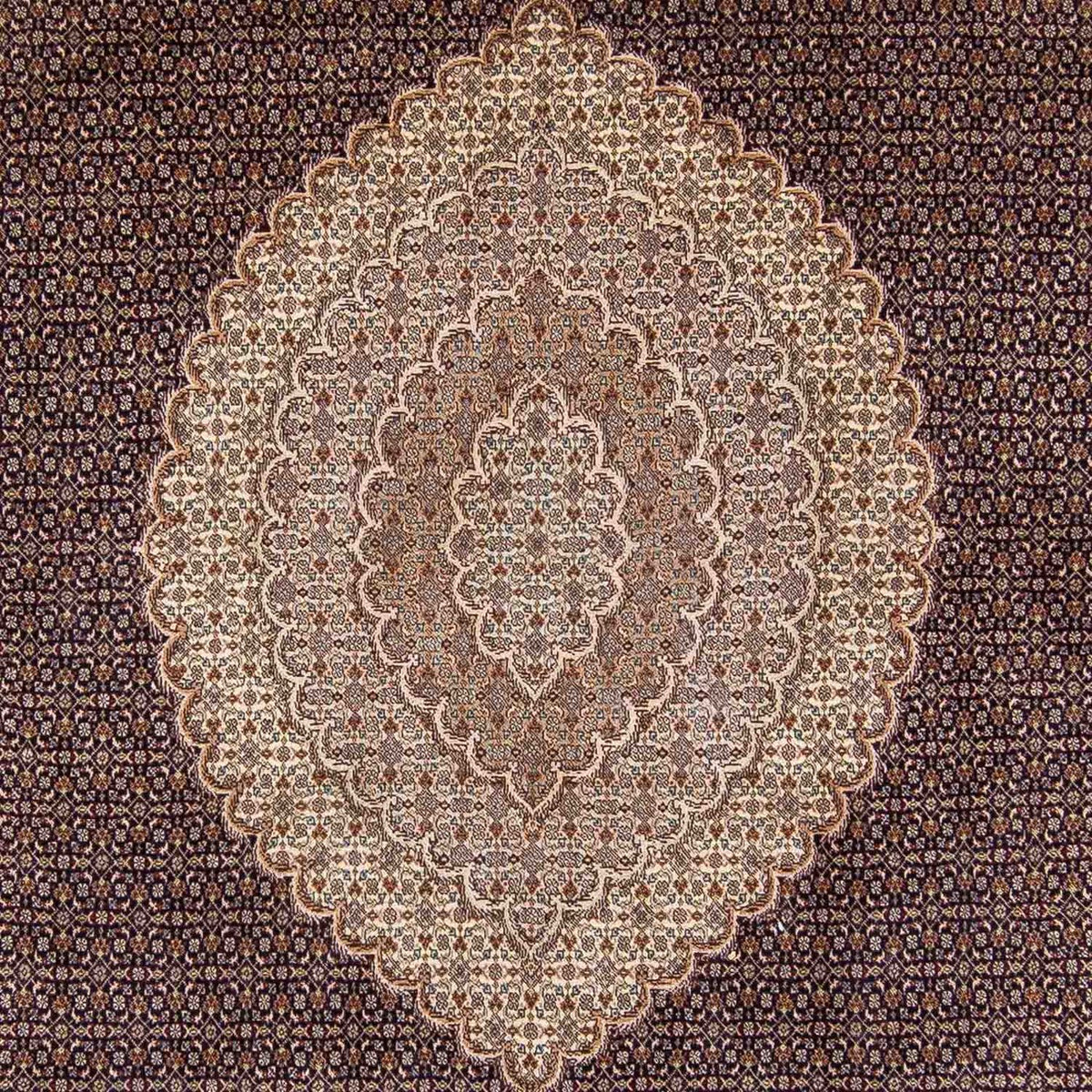 Tapis persan - Tabriz - 354 x 250 cm - marron clair
