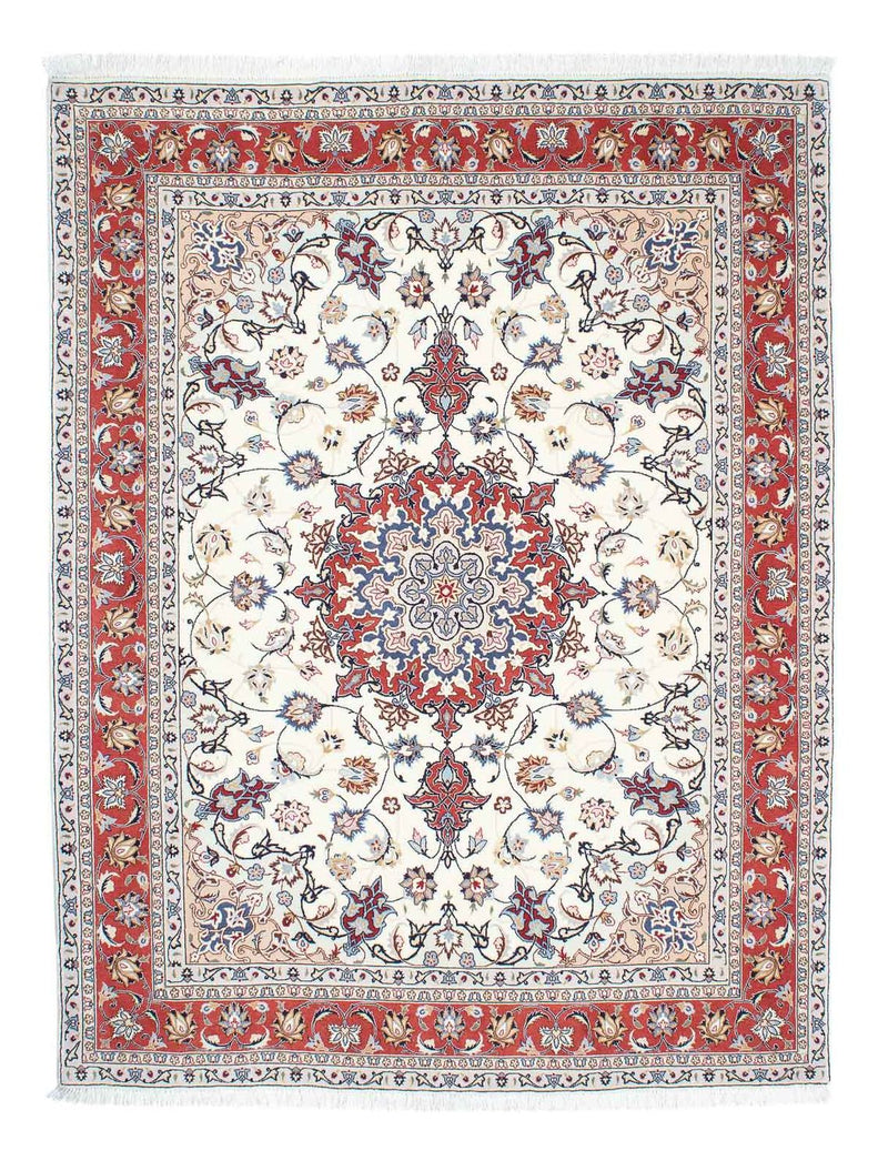 Tapis persan - Tabriz - Royal - 200 x 156 cm - beige