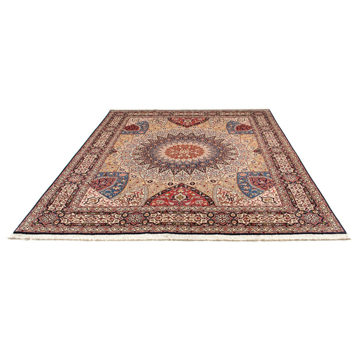 Tapis persan - Tabriz - Royal - 251 x 203 cm - multicolore