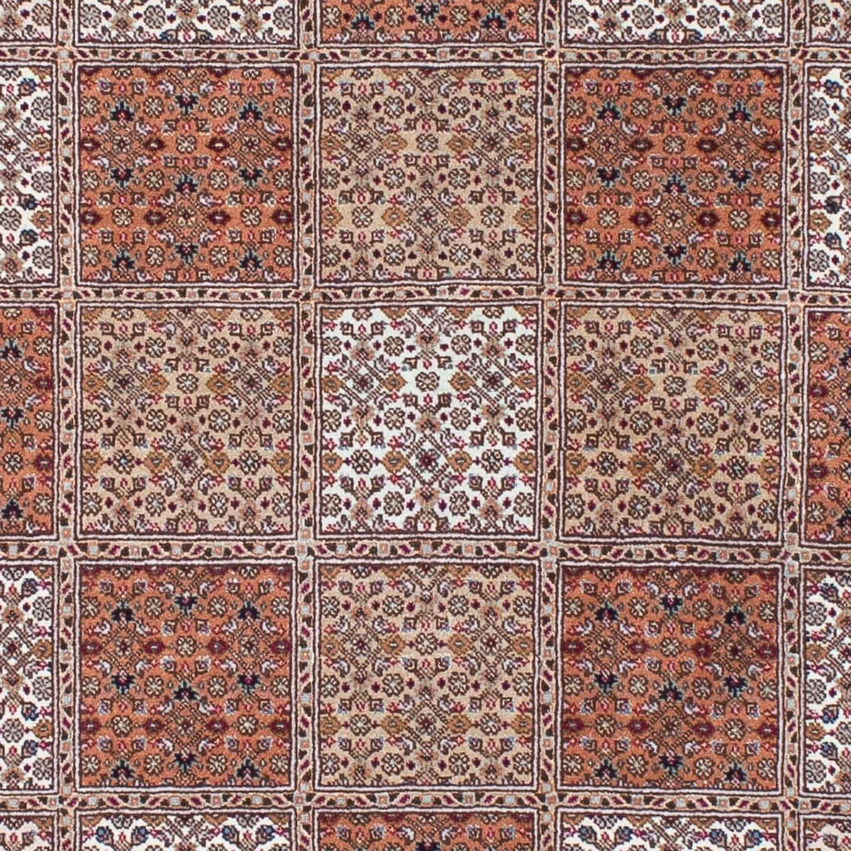Tapis persan - Tabriz carré  - 153 x 150 cm - rouge foncé